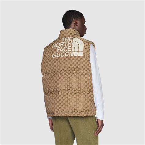 gucci northface vest|Gucci north face shoes.